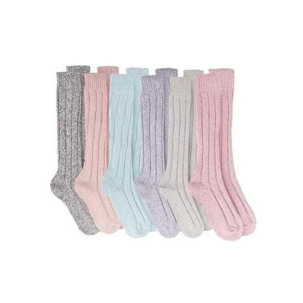 3-12 Pairs Ladies Long Chunky Wool Socks Thick Heavy Duty Work Boot Socks