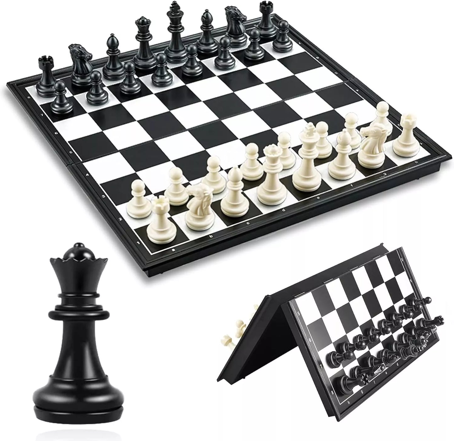 Magnetic Travel Chess Set | Folding Board | Portable Game