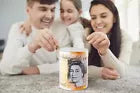 Money Box Tin Pound Sterling Note Design Kids Saving Cash Piggy Bank Coin Tin