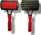 Dual-Sided Pet Deshedding Brush, Combo Gentle Cleaning & Grooming Tool