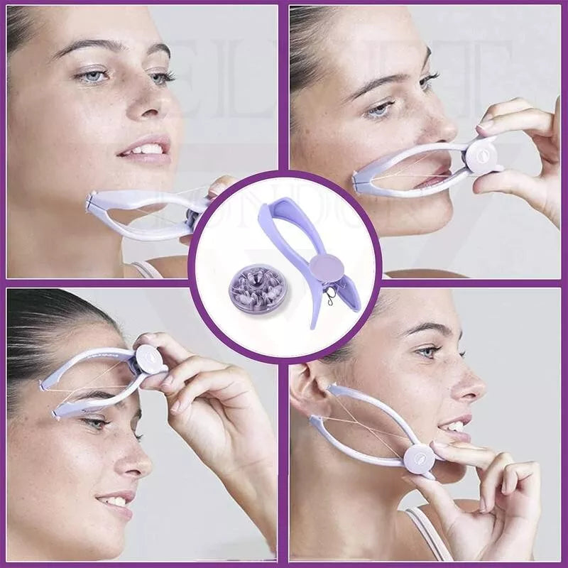 Facial Hair Removal Eyebrows Face & Body Hair Threading & Removal System