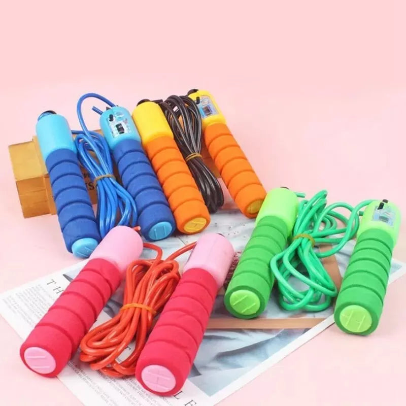 2x Jump Skipping Ropes with Counter and Adjustable Speed - Fitness and Fun