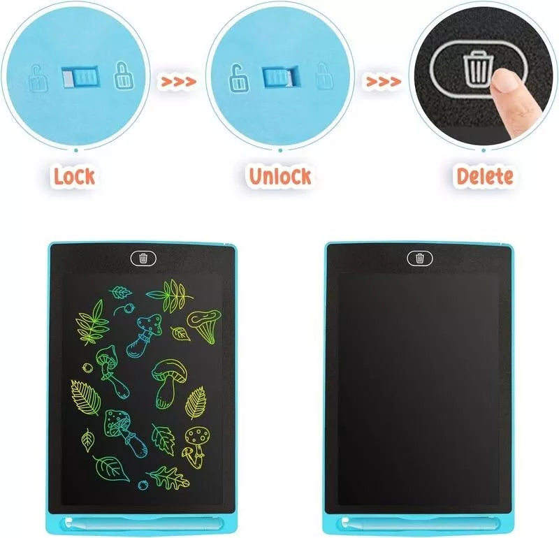 Colorful LCD Writing Tablet | 8.5 Inch Screen | Doodle Pad Drawing for Kids