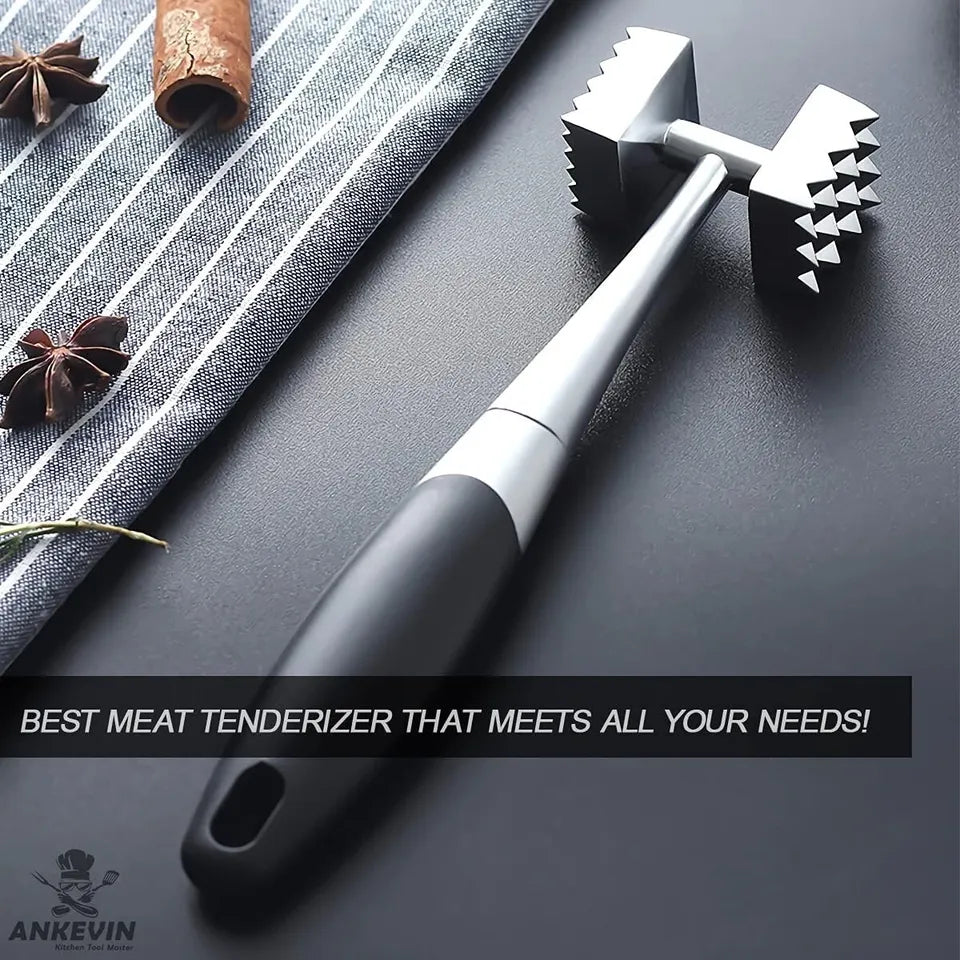 Meat Tenderizer, Dual-Sided Nails Meat Mallet, Meat Hammer