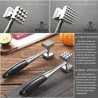 Meat Tenderizer, Dual-Sided Nails Meat Mallet, Meat Hammer