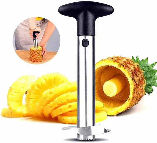 Pineapple Core, Fast Pineapple Cutter | Stainless Steel Core & Slice Tool