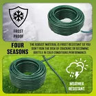 15m, 30m, 50m Reinforced Garden Hose Pipe with Spray Nozzle Fittings PVC Braided