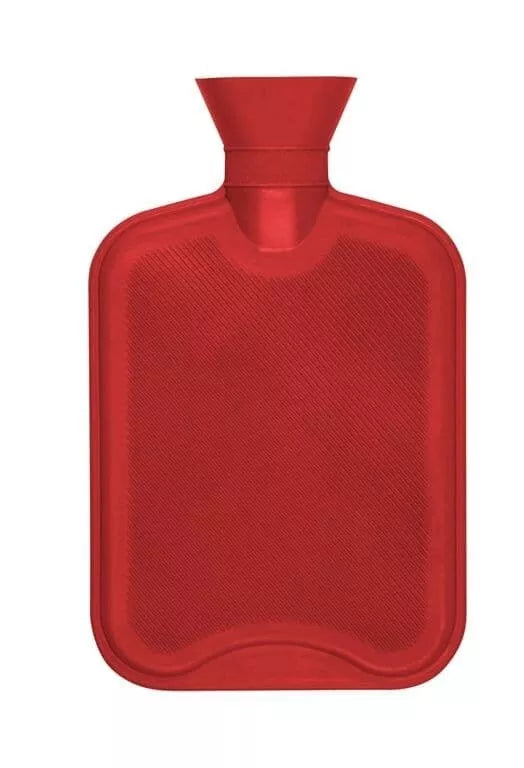 Hot Water Bottles Red | Large 2L | Neck Pain Relief & Warmth